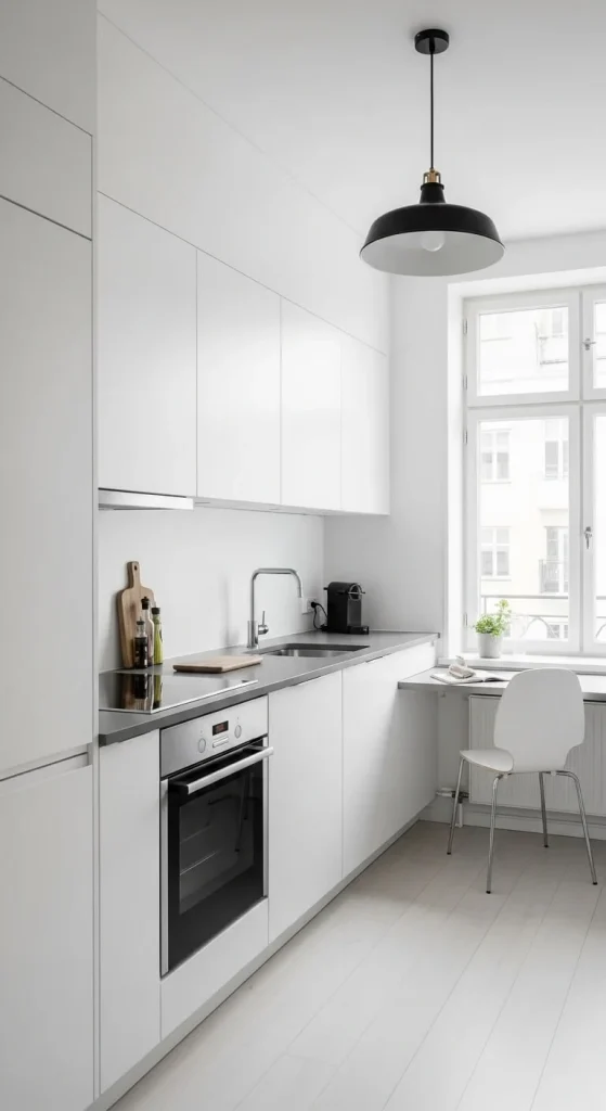 Try a Single Wall Kitchen Layout